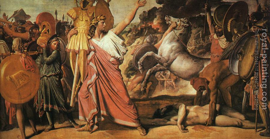 Jean Auguste Dominique Ingres : Romulus' Victory over Acron